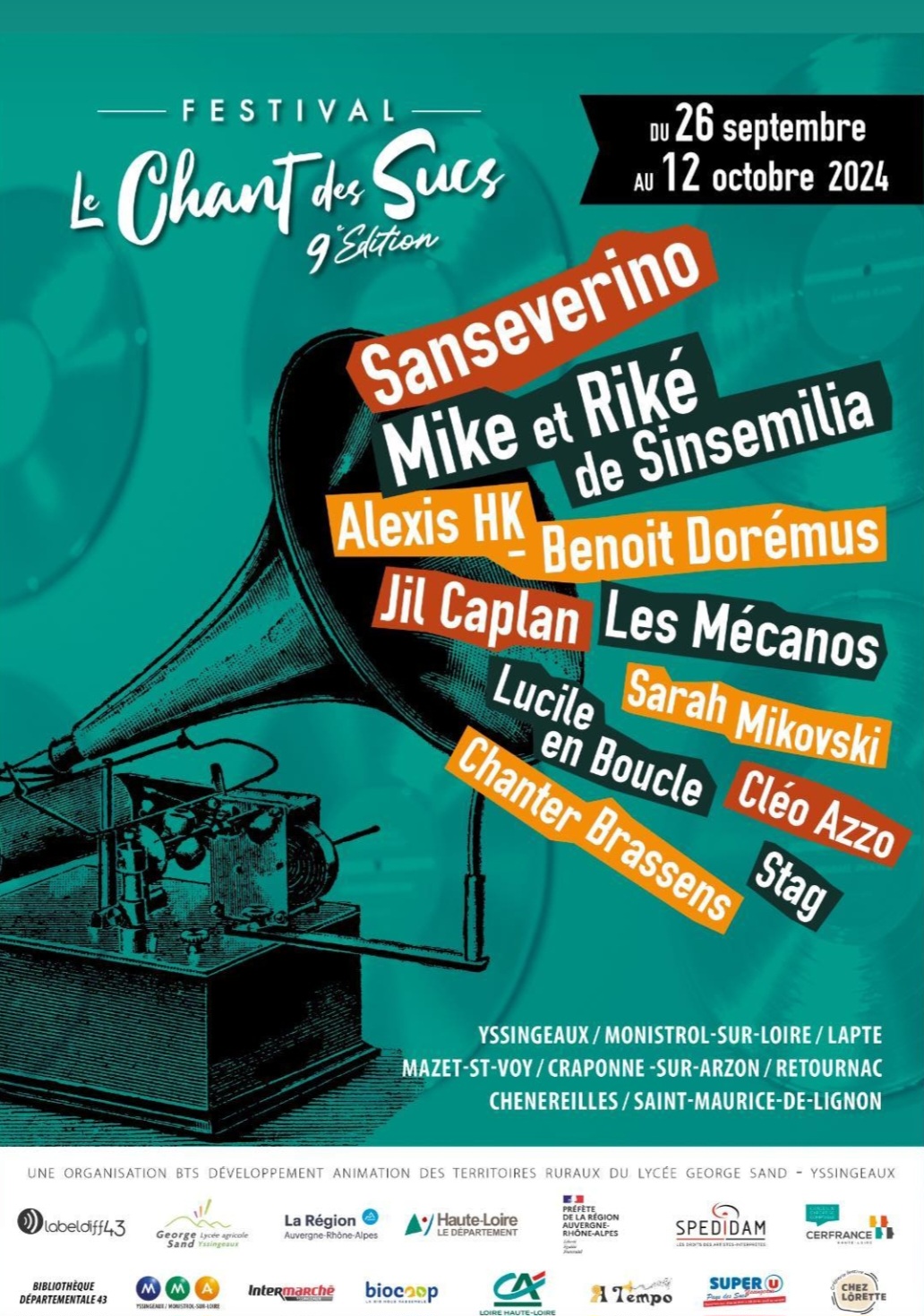 Festival le chant des sucs 2024